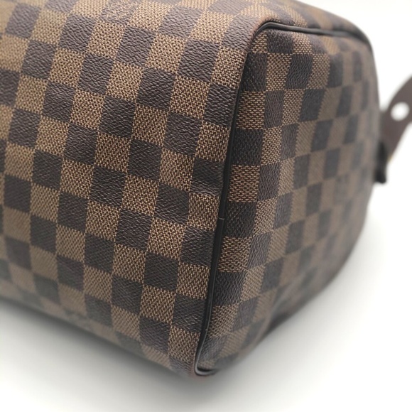 Authentic LOUIS VUITTON Damier Ebene Speedy 30 - Picture 4 of 8